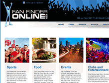 Tablet Screenshot of fanfinderonline.com